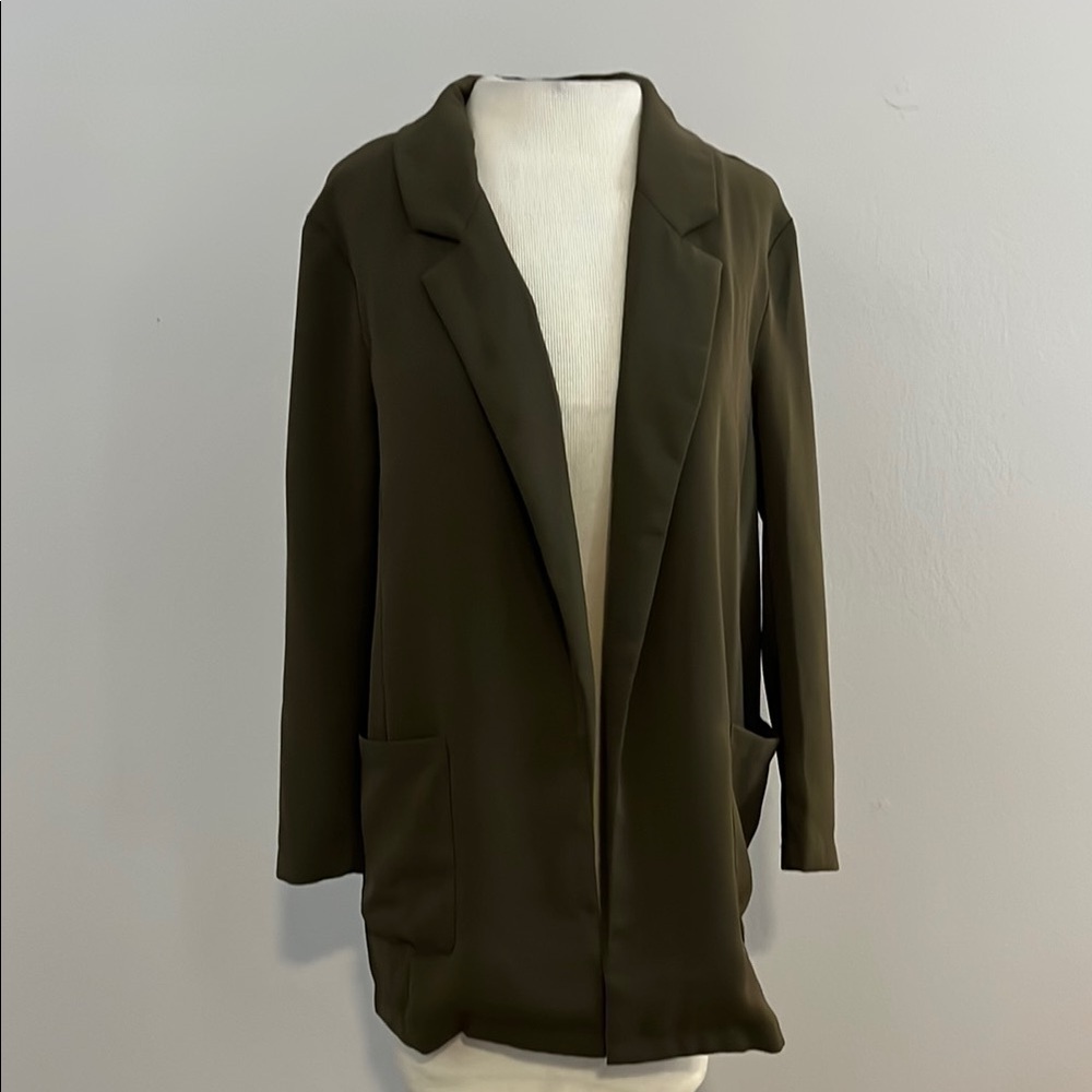 Olive Green Women's Blazer